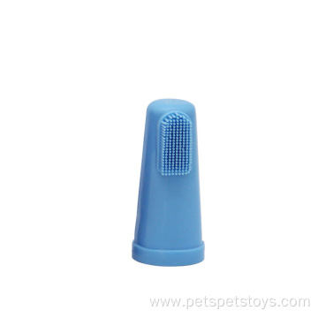 pet finger toothbrush Rubber toothbrush for dog cat